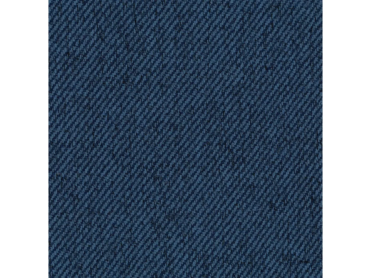 Canapé d'angle Best en L avec fonction couchage et coffre de lit, tissu Neve, bleu foncé, gauche