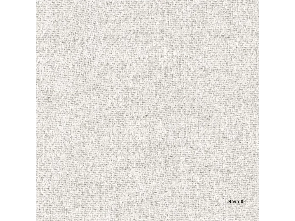 Canapé d'angle Best en L avec fonction couchage et coffre de lit, tissu Neve, écru, gauche