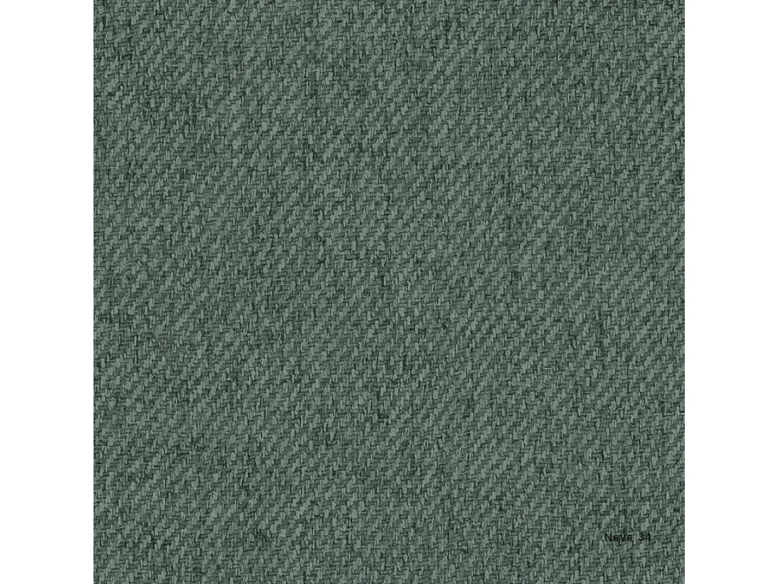 Canapé d'angle Best en L avec fonction couchage et coffre de lit, tissu Neve, vert, gauche