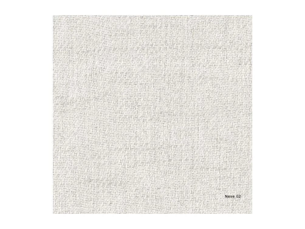 Canapé d'angle Best en L avec fonction couchage et coffre de lit, tissu Neve, écru, droit