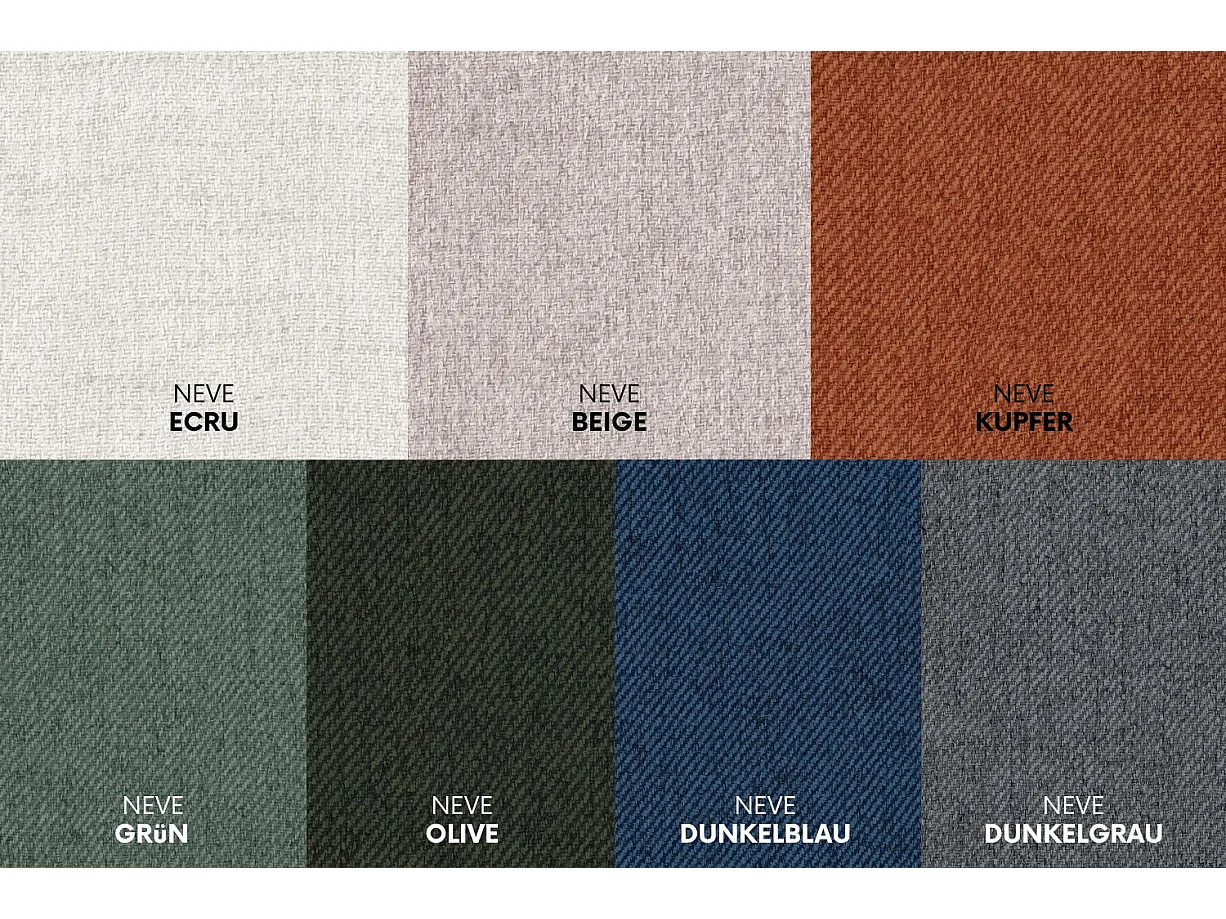 Narożnik BEST L z funkcją spania i pojemnikiem, tkanina Neve, Ciemnoszary, Lewy