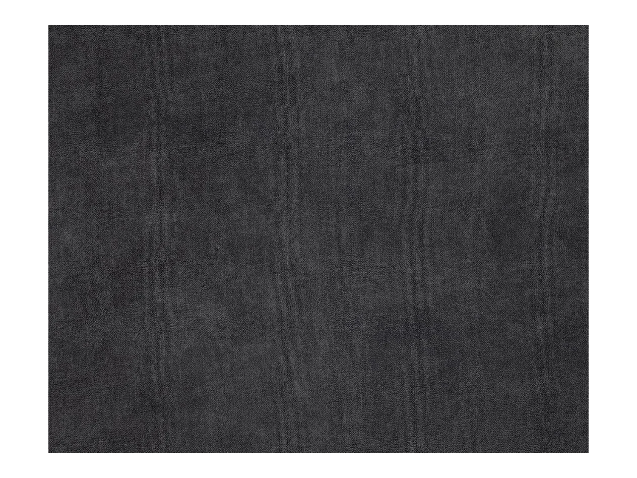 Canapé d'angle en L FALIO avec fonction couchage, tissu Noel, graphite, gauche