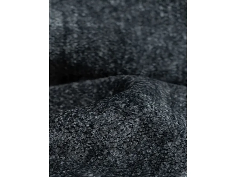 Canapé d'angle Bohoo Mini avec fonction couchage, tissu Raven, graphite, gauche