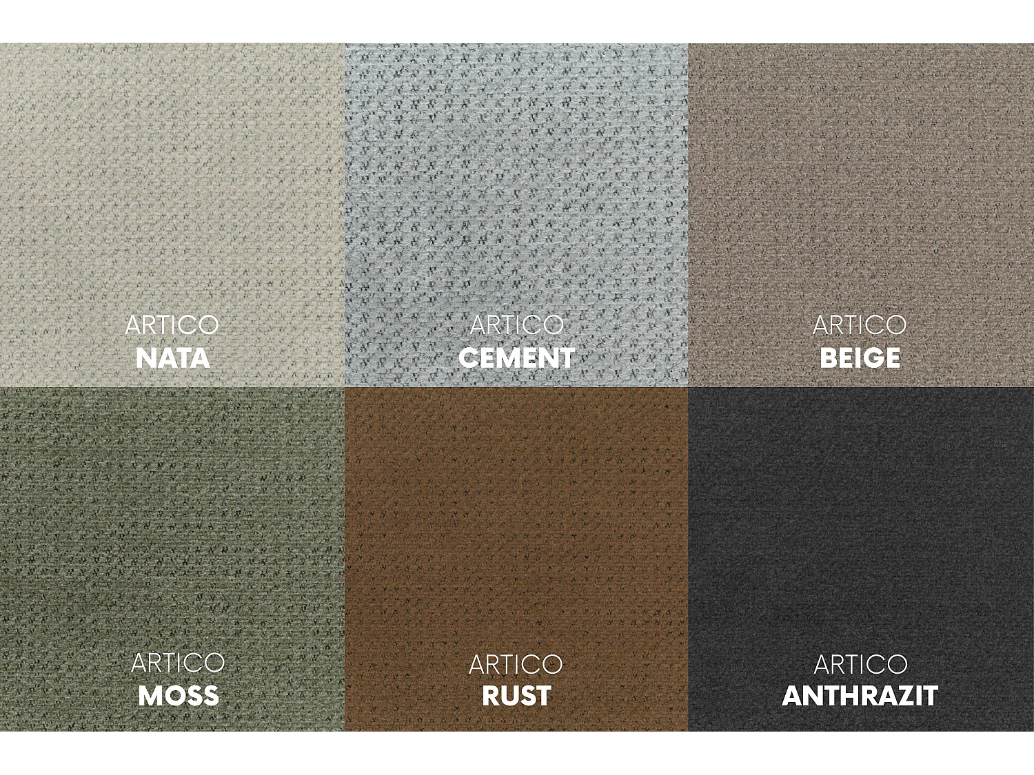 Ecksofa Modena Studio Stoff Artico, Anthrazit Rechts