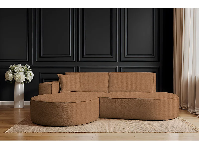 Ecksofa Modena Studio Stoff Artico, Rust Links