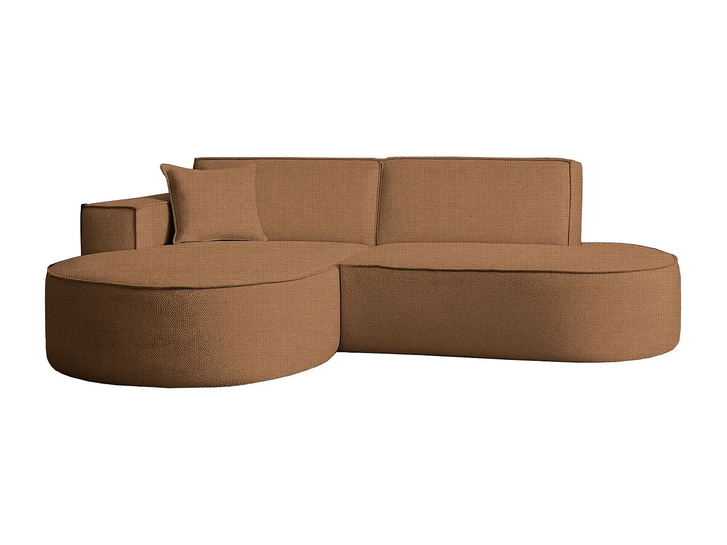 Ecksofa Modena Studio Stoff Artico, Rust Links