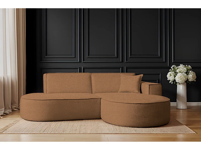 Ecksofa Modena Studio Stoff Artico, Rust Rechts
