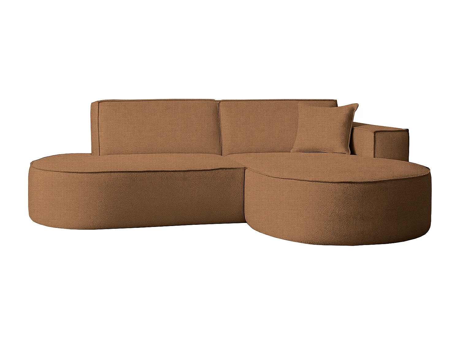 Ecksofa Modena Studio Stoff Artico, Rust Rechts