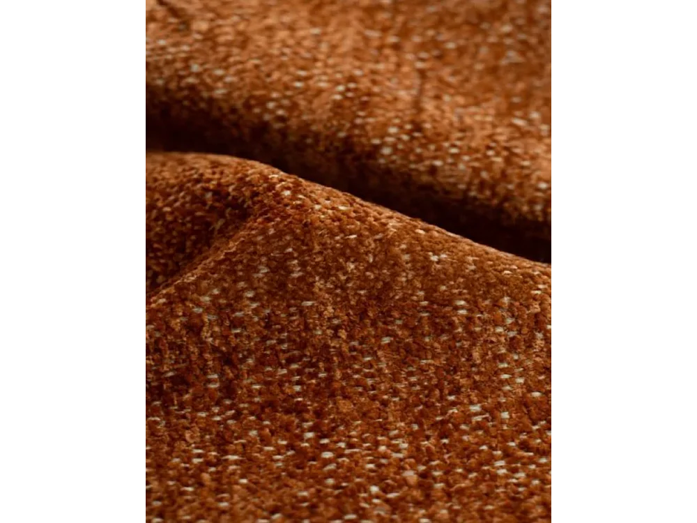 Canapé d'angle Bohoo Mini avec fonction couchage, tissu Raven, brique, droite