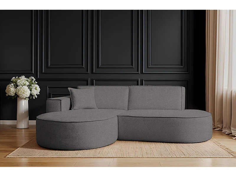 Hoekbank Modena Studio stof Artico, antraciet links