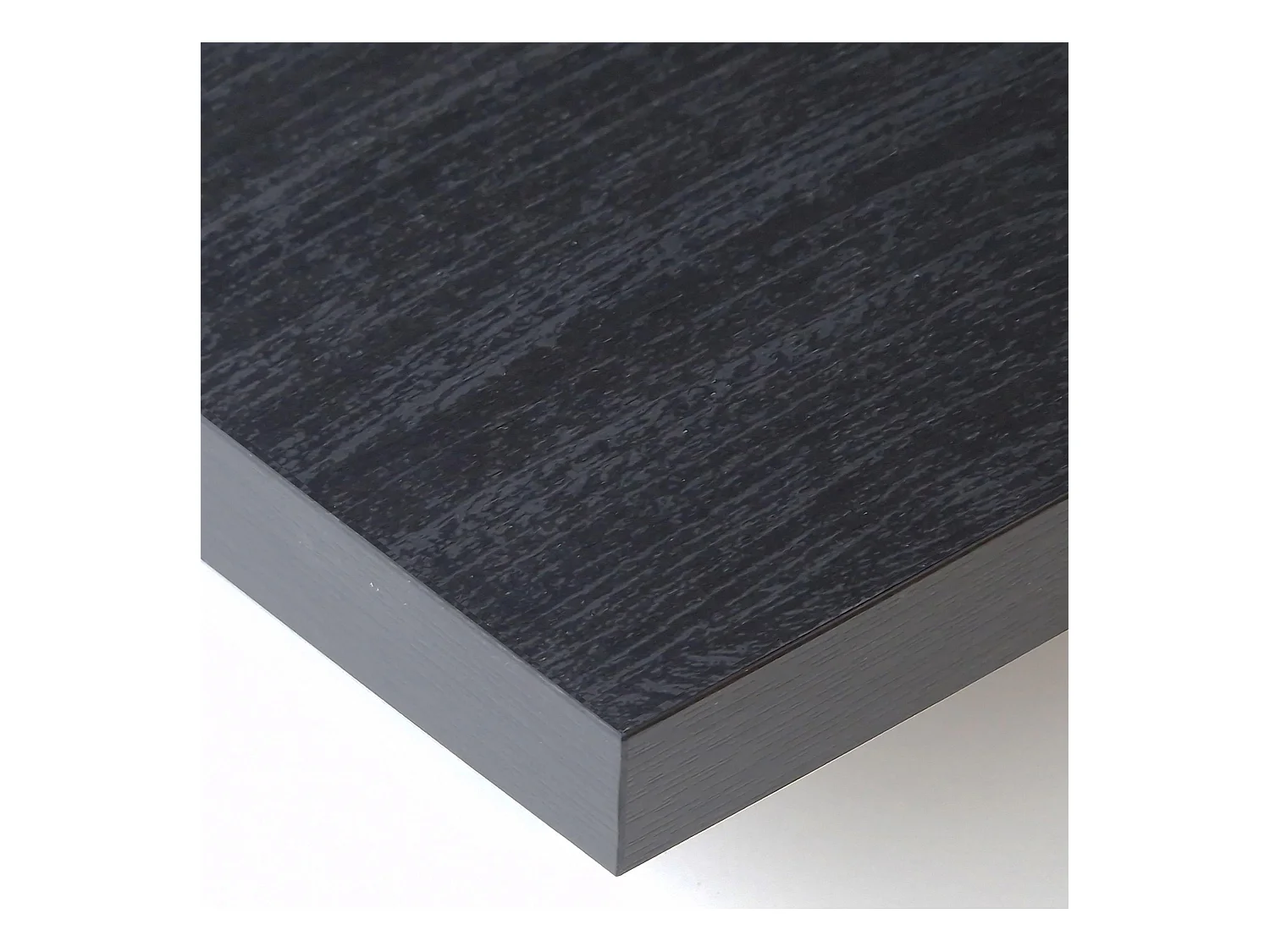 TV-Schrank, Lowboard, 310x50x37 cm, Für TV-Geräte bis zu 80", Elektrokamin., Dunkler Eiche und Schwarz