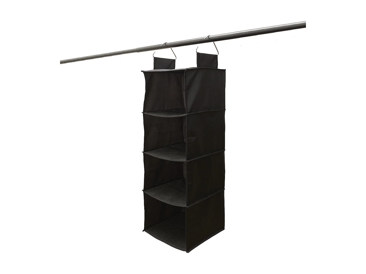 Rangement Suspendu Pliable 30x80cm Noir