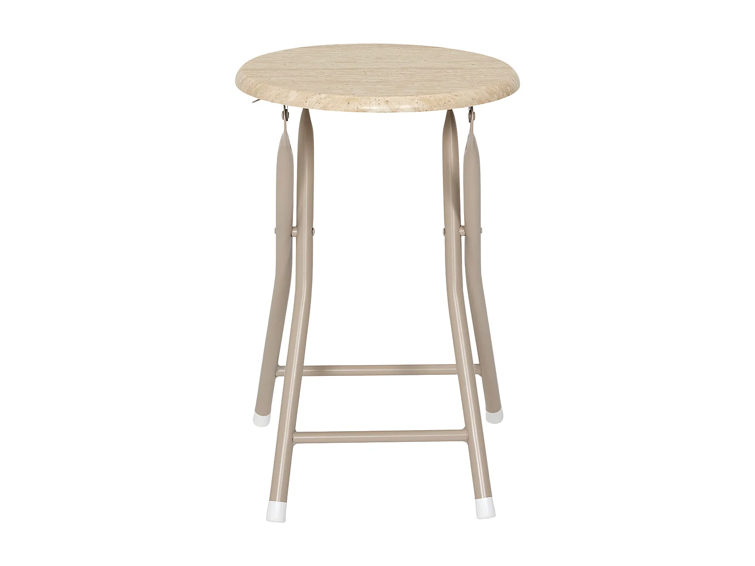 Tabouret Pliant Terra Nova Blanc, Beige