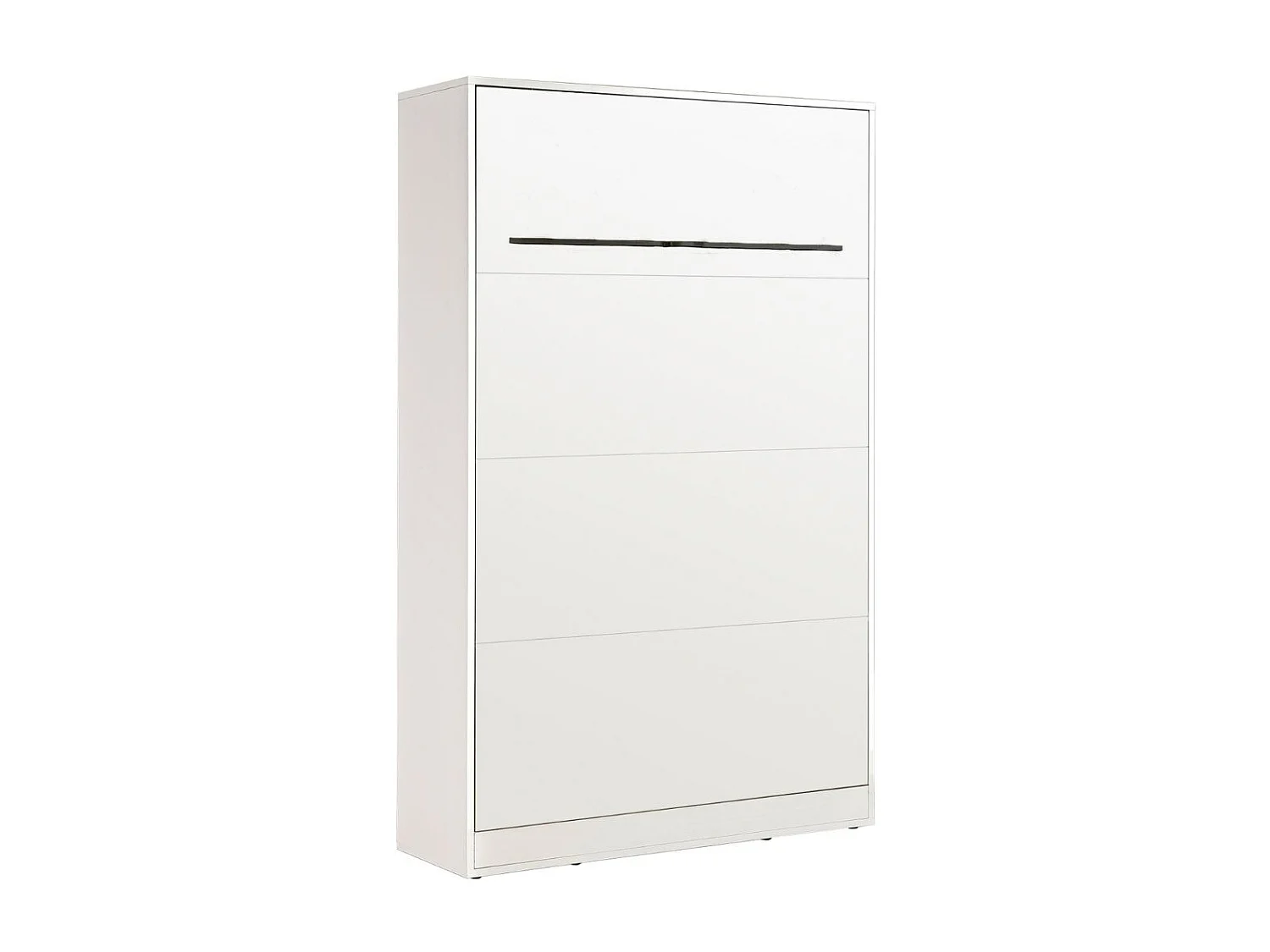 Letto a scomparsa verticale 120x200 perfetto che unisce design e funzionalità con materasso bianco+nero