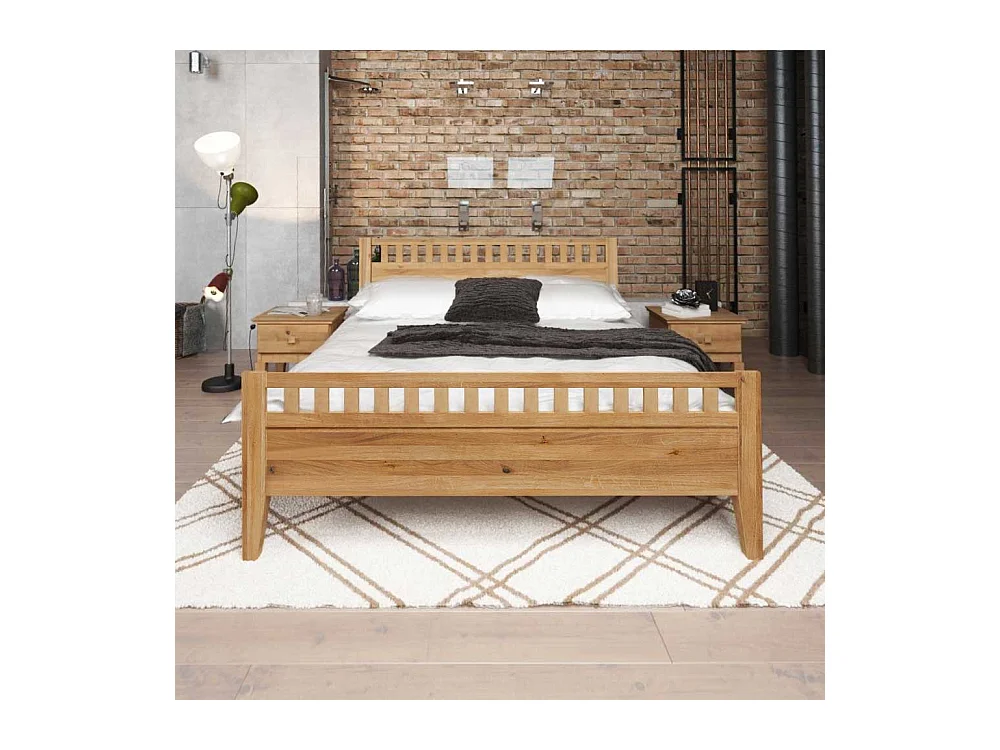 Massivholz Gästebett aus Wildeiche geölt