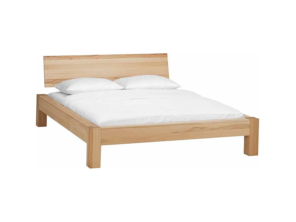 Holz Bett aus Kernbuche massiv geölt