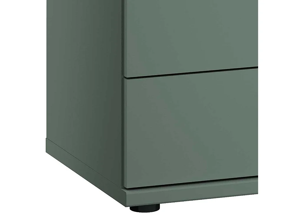 Grosse Betten im modernen Landhausstil Graugrün