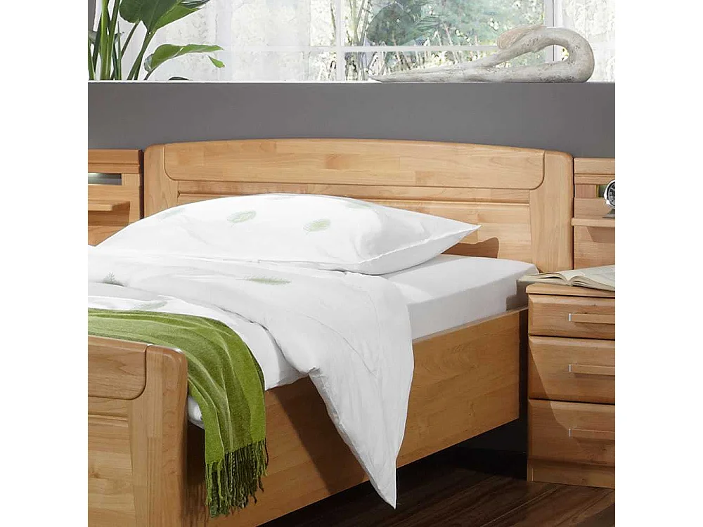 Holzbett aus Erle Teilmassiv ohne Matratze