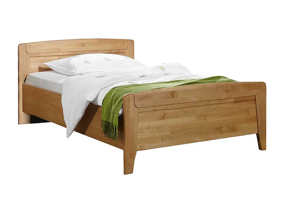 Holzbett aus Erle Teilmassiv ohne Matratze