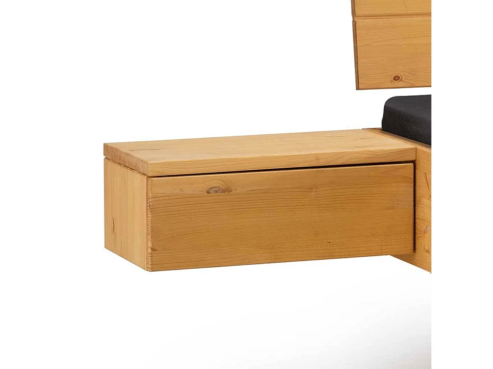 Doppelbett Kufenbett aus Kiefer Massivholz gelaugt