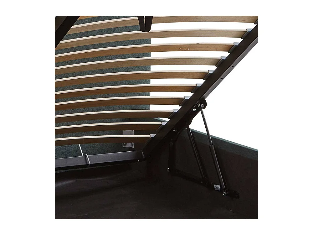 Doppelbett Polster Dunkelgrün Stoff 160x200 cm 180x200 cm