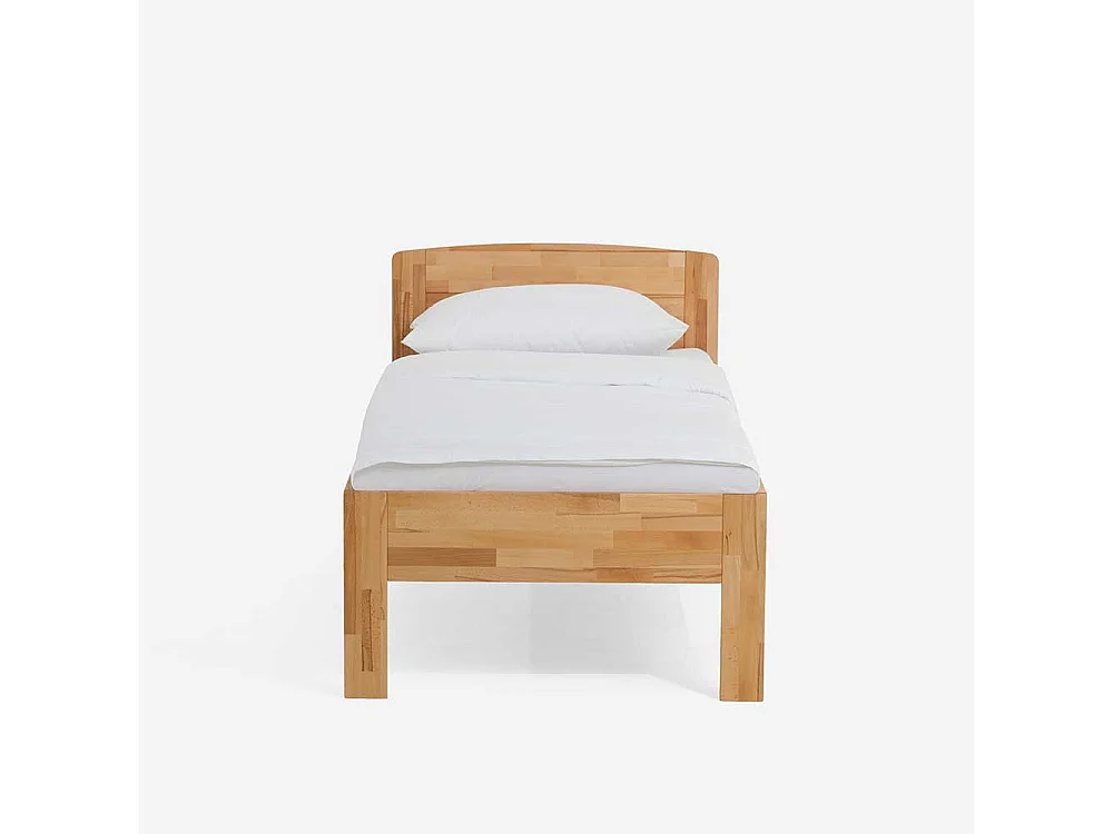 Holzbett aus Kernbuche Massivholz Überlänge