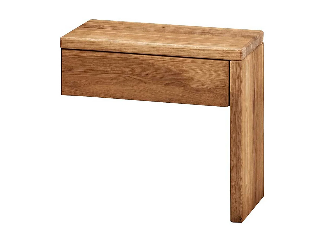 Naturholzbetten Betten aus Wildeiche Massivholz 45 cm Fußteil