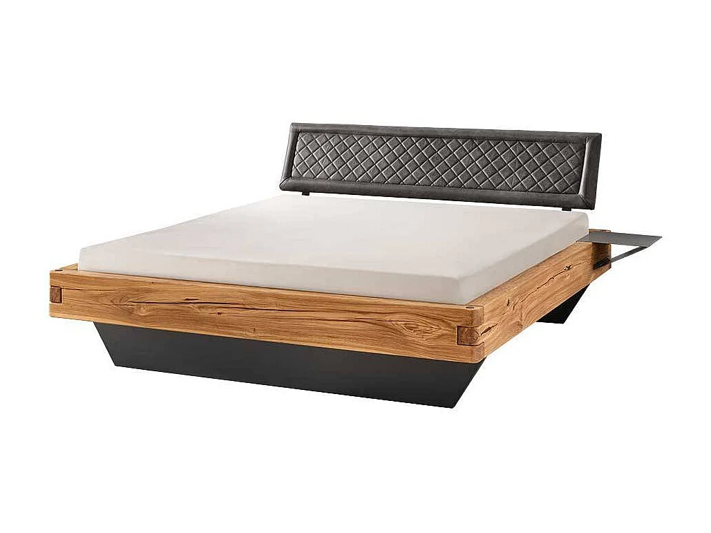 Naturholzbetten Massiv im Industry und Loft Stil 45 cm Einstiegshöhe