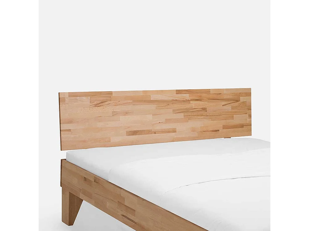 Singlebett aus Kernbuche Massivholz Überlänge (zweiteilig)