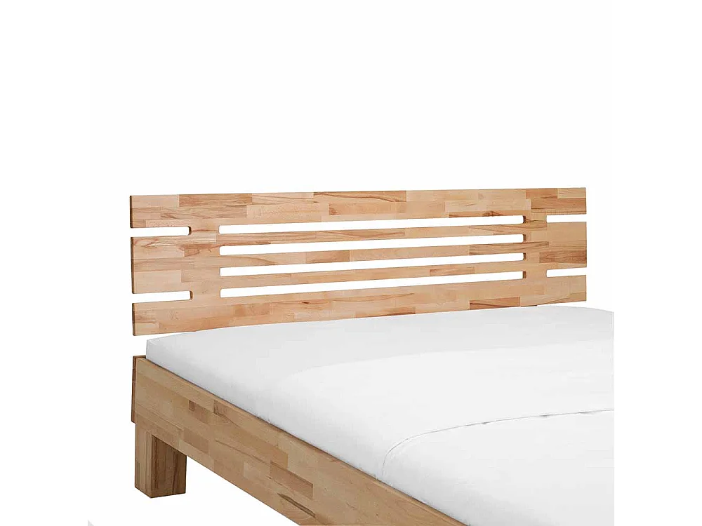 Bett aus Kernbuche massiv geölt