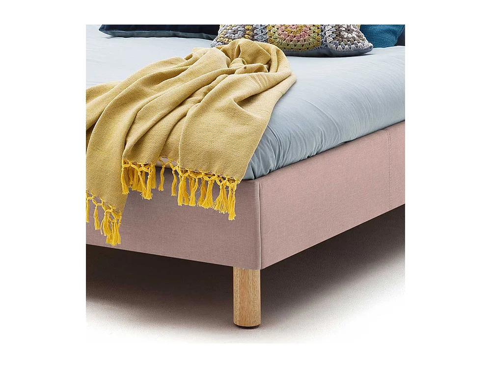 Stoffbett in Altrosa Skandi Design