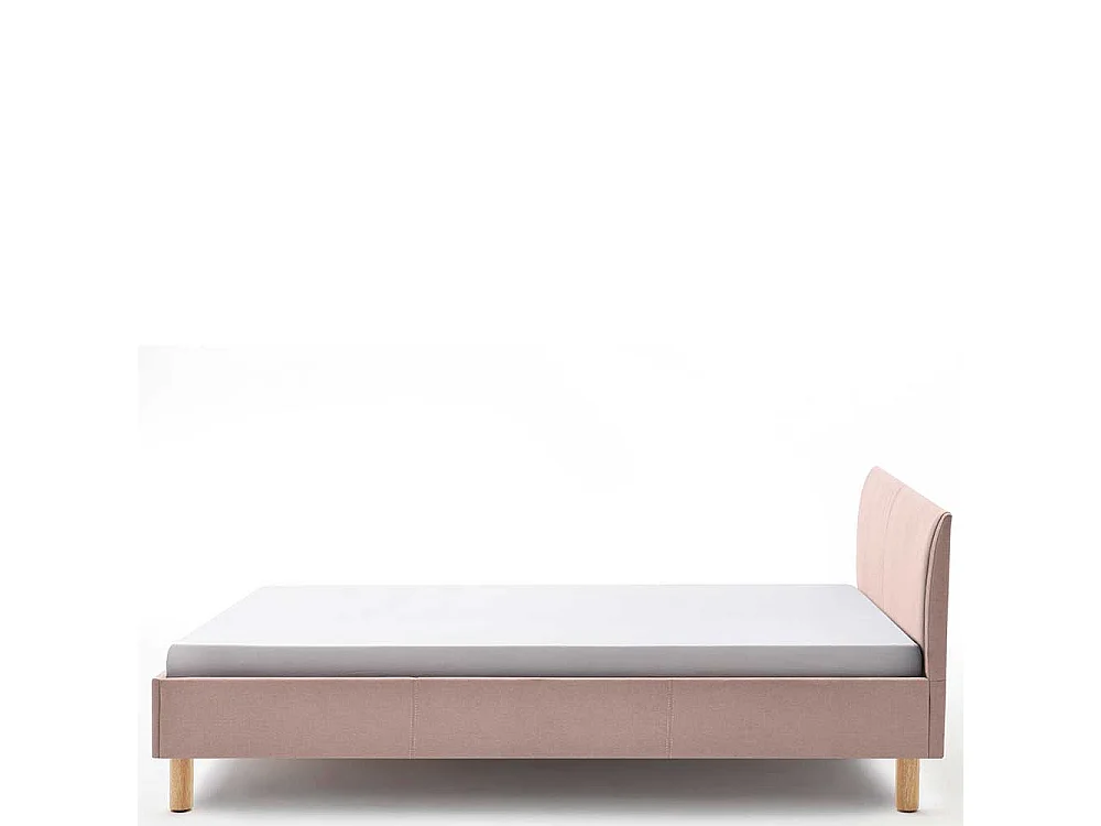 Stoffbett in Altrosa Skandi Design