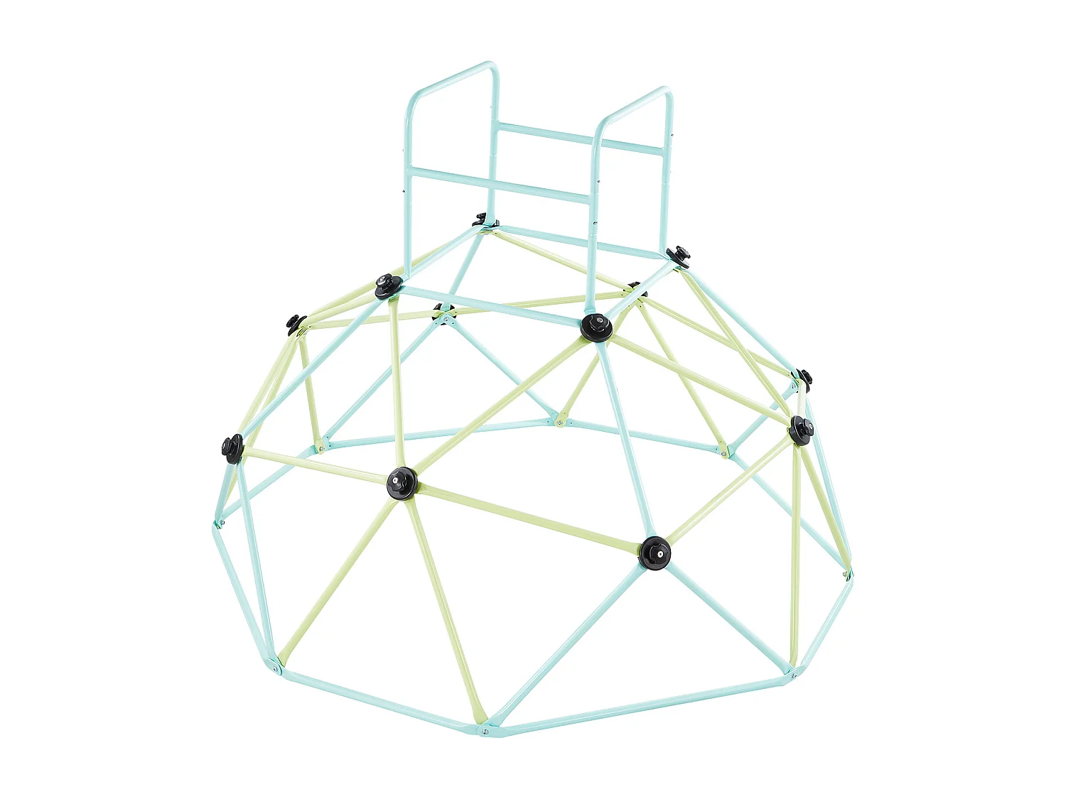 Kopuła Wspinaczkowa SucceBuy Geometryczna 183 cm, Klatka do Wspinania z Dużą Nośnością 270 kg, Solidna Klatka dla Wiewiórek, Plac Zabaw na Zewnątrz