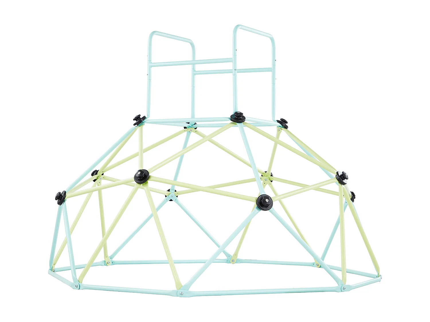 Kopuła Wspinaczkowa SucceBuy Geometryczna 183 cm, Klatka do Wspinania z Dużą Nośnością 270 kg, Solidna Klatka dla Wiewiórek, Plac Zabaw na Zewnątrz
