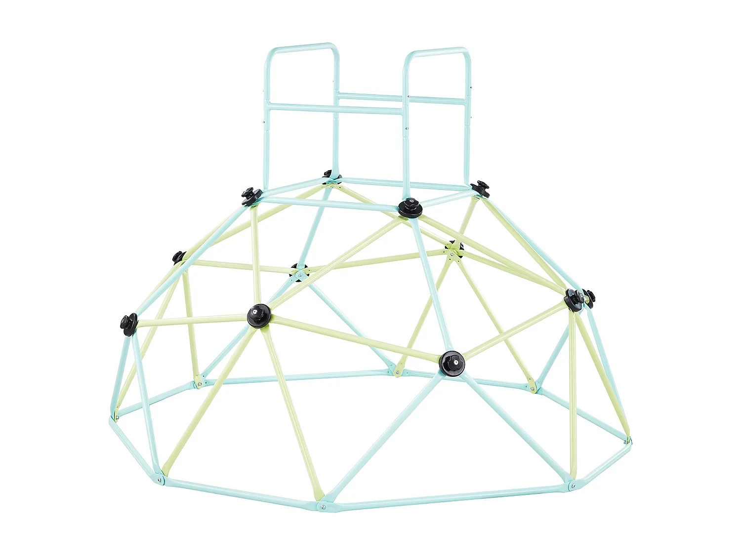Kopuła Wspinaczkowa SucceBuy Geometryczna 183 cm, Klatka do Wspinania z Dużą Nośnością 270 kg, Solidna Klatka dla Wiewiórek, Plac Zabaw na Zewnątrz