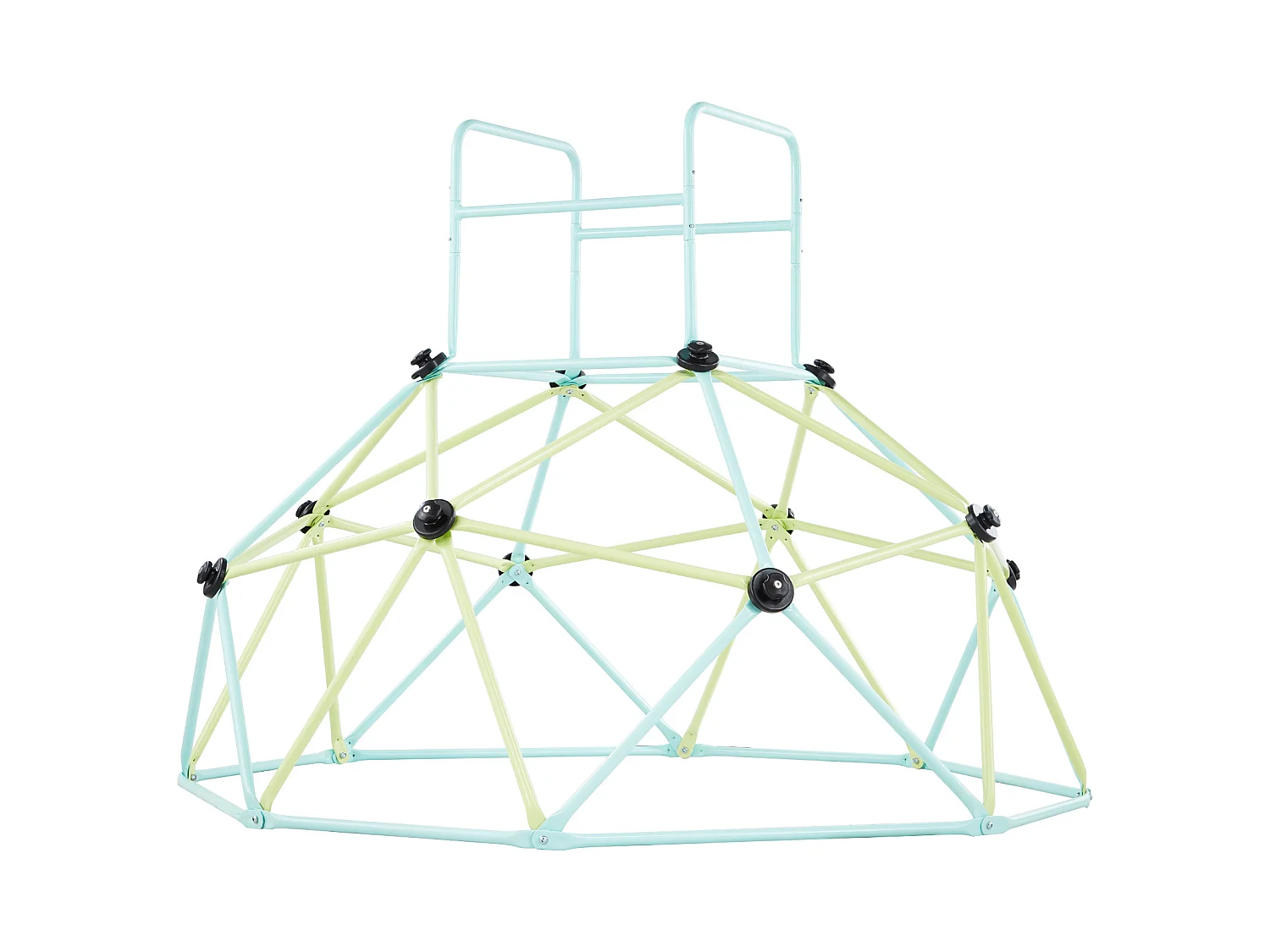 Dôme d'Escalade SucceBuy Géométrique 183 cm, Cage à Grimper avec Grande Capacité de Charge de 270 kg, Cage à Écureuil Solide, Aire de Jeux Extérieur