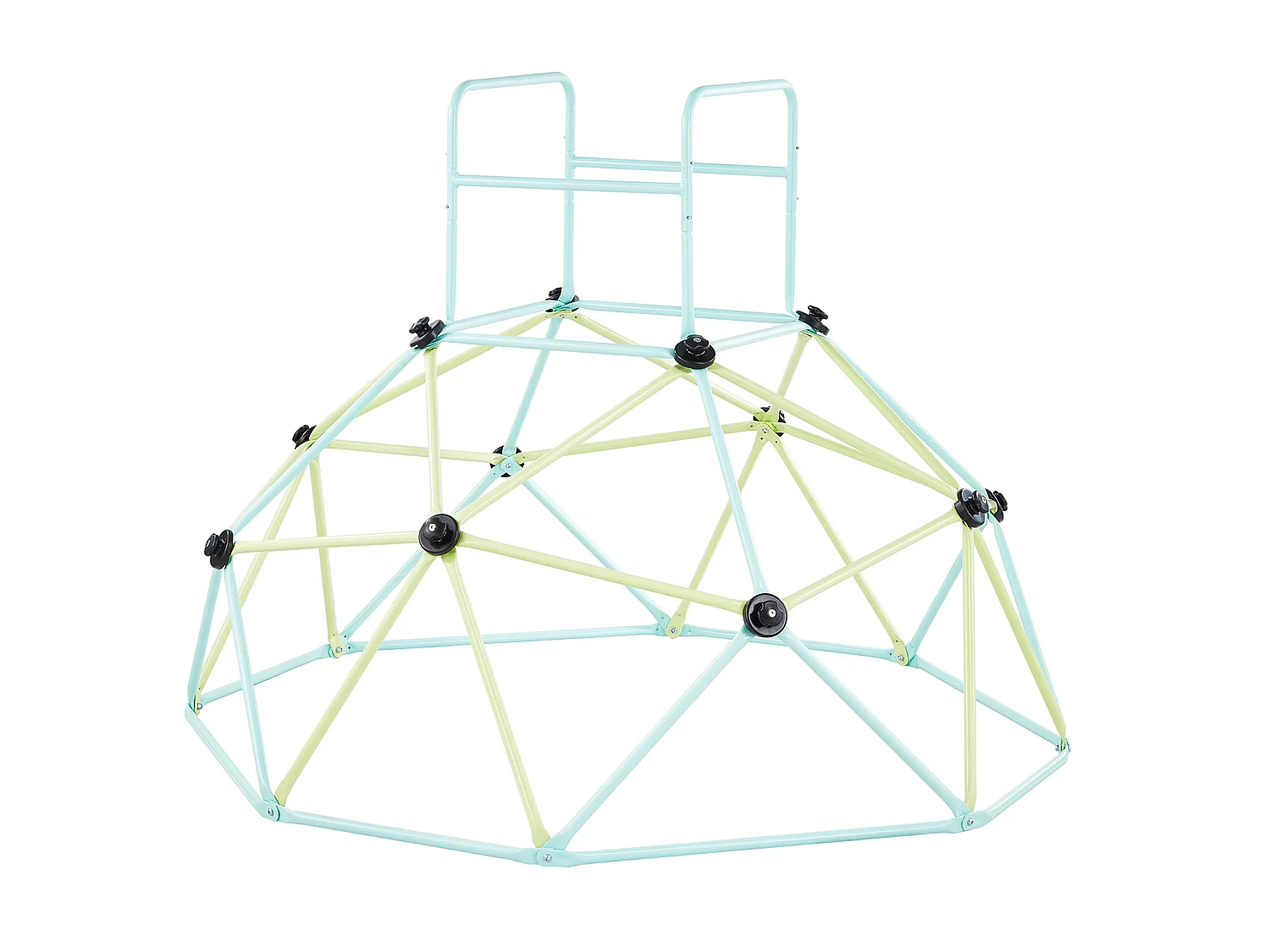 Dôme d'Escalade SucceBuy Géométrique 183 cm, Cage à Grimper avec Grande Capacité de Charge de 270 kg, Cage à Écureuil Solide, Aire de Jeux Extérieur
