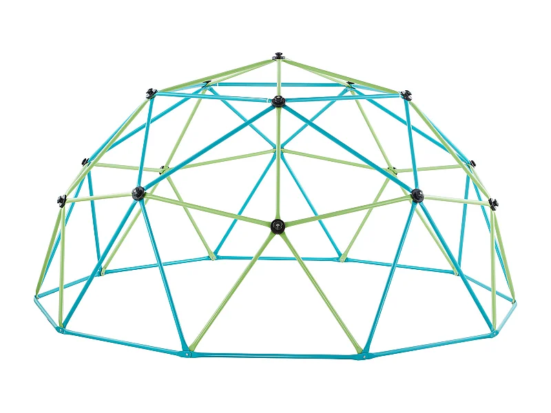 Dôme d'Escalade SucceBuy Géométrique 305 cm, Cage à Grimper avec Balançoire Soucoupe, Cage à Écureuil Solide avec Capacité de Charge de 453 kg