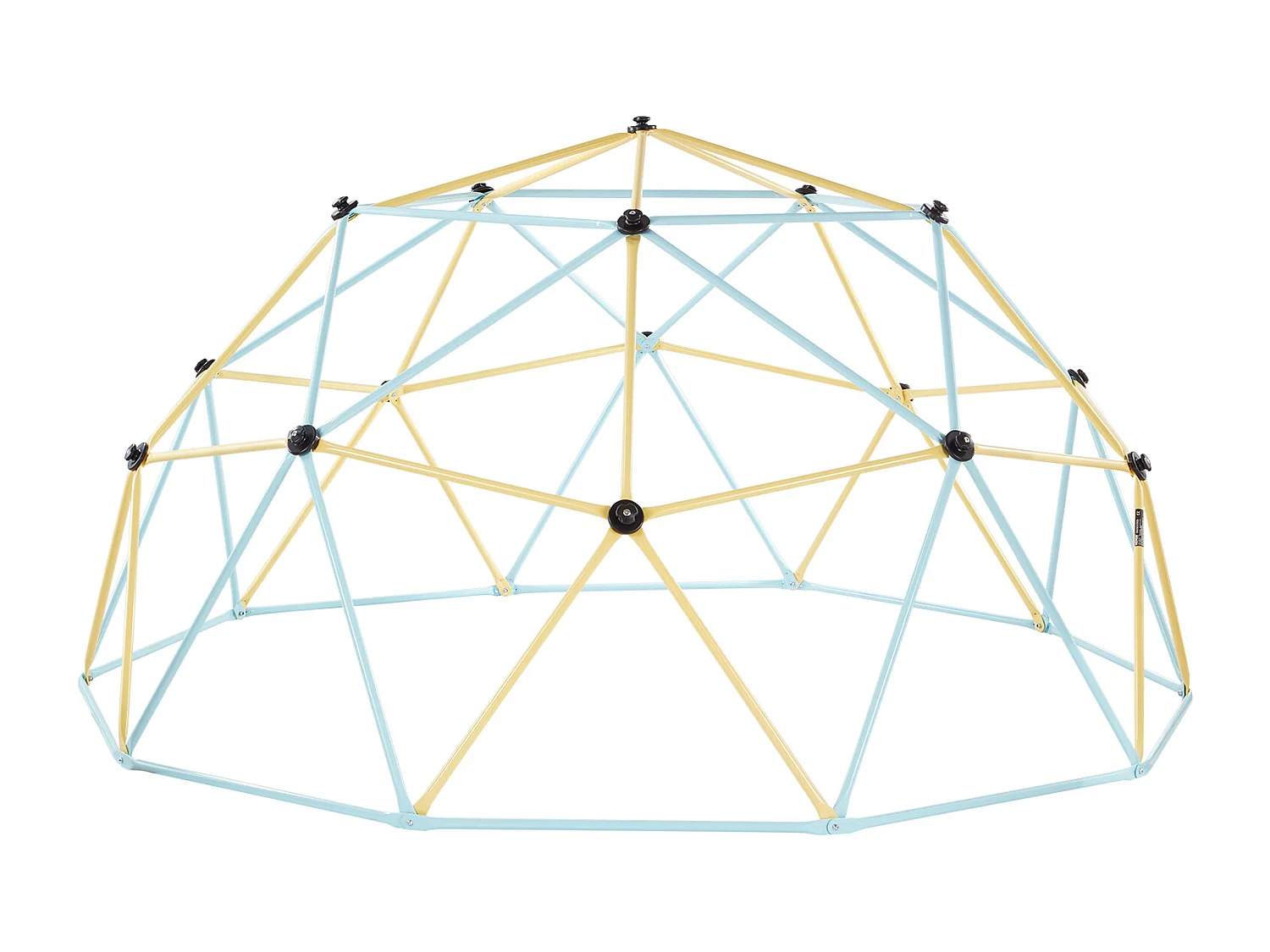 Kopuła Wspinaczkowa SucceBuy Geometryczna 305 cm, Klatka do Wspinania z Siecią i 2 Piłkami do Koszykówki, Solidna Klatka dla Wiewiórek Nośność 453 kg