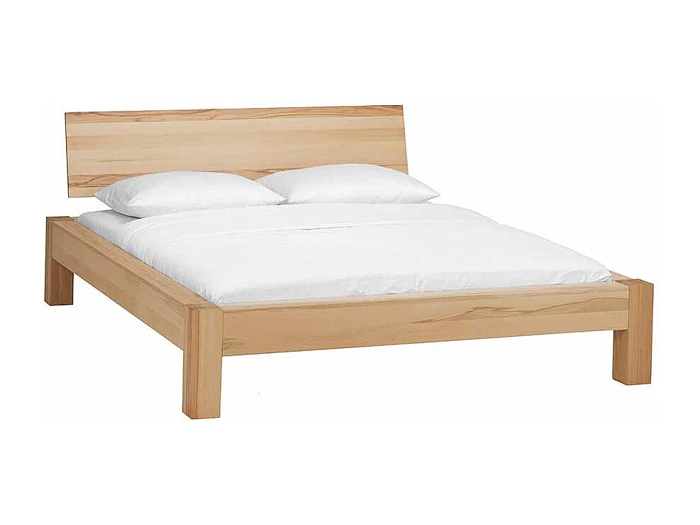 Holz Bett aus Kernbuche massiv geölt