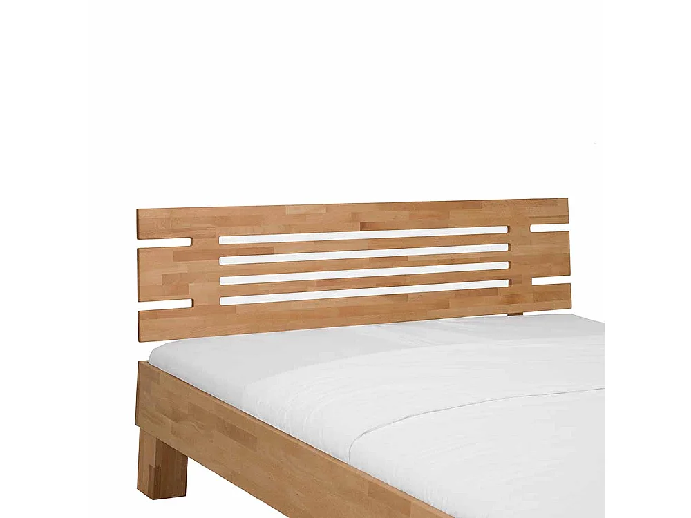 Buchenholzbett massiv lackiert