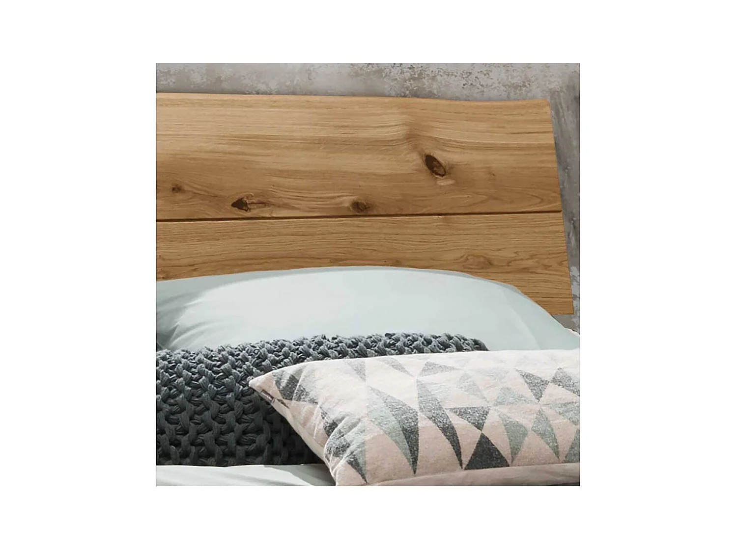 Massivholz Bett Doppelbett in Wildeichefarben geölt