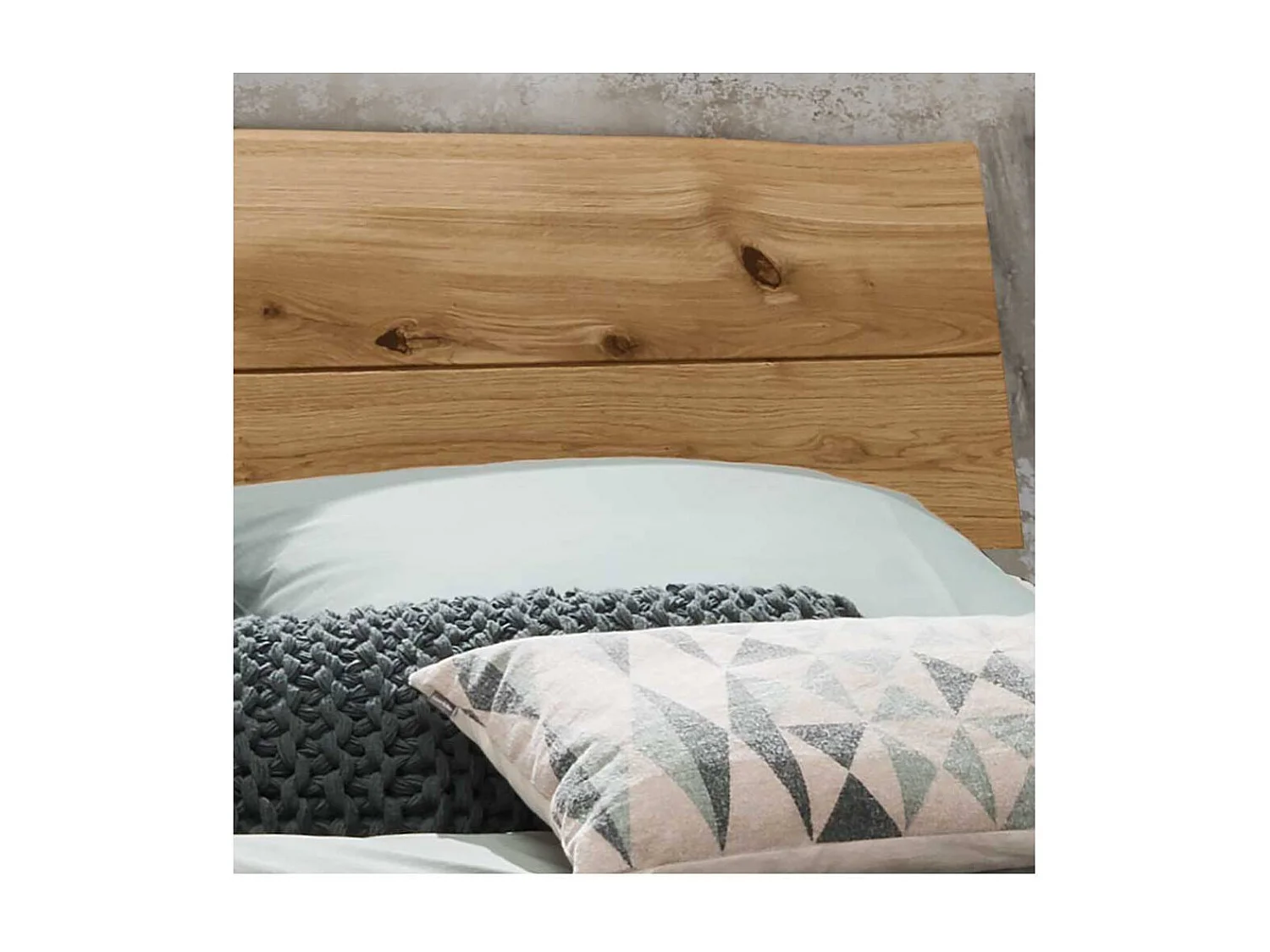 Massivholz Bett Doppelbett in Wildeichefarben geölt