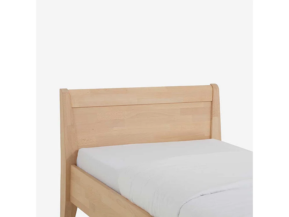 Holzbett aus Buche Massivholz Überlänge