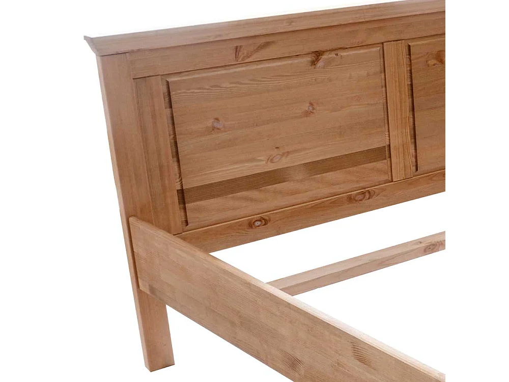 Massivholzbettgestell in Eichefarben gebeizt und geölt Kiefer