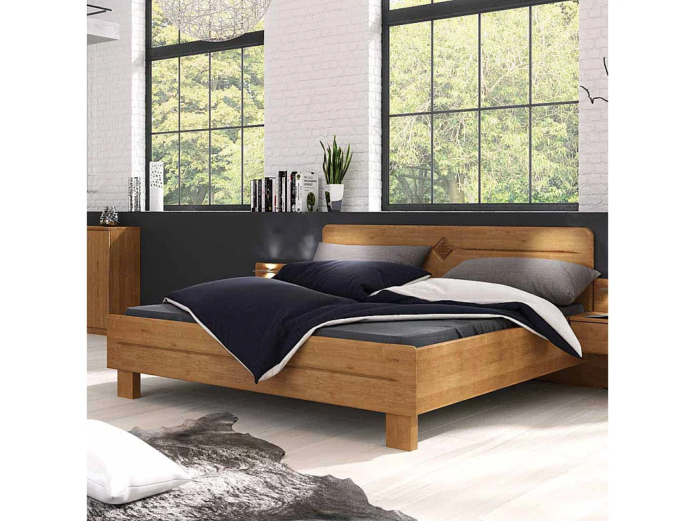 Holzbett aus Erle Überlänge