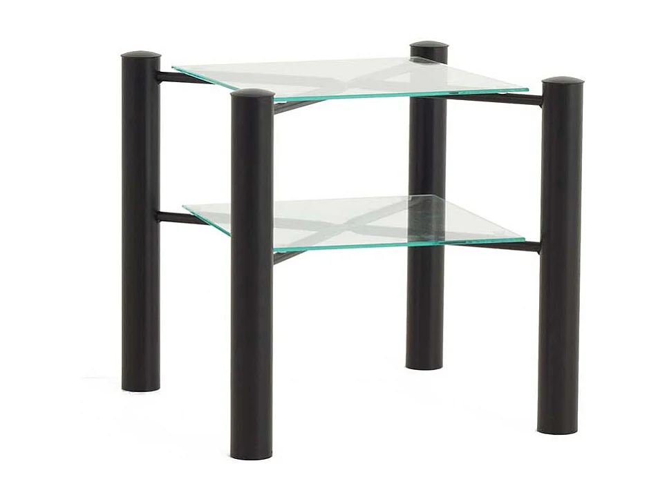 Bett aus Eisen Schwarz ohne Kopfteil (dreiteilig)