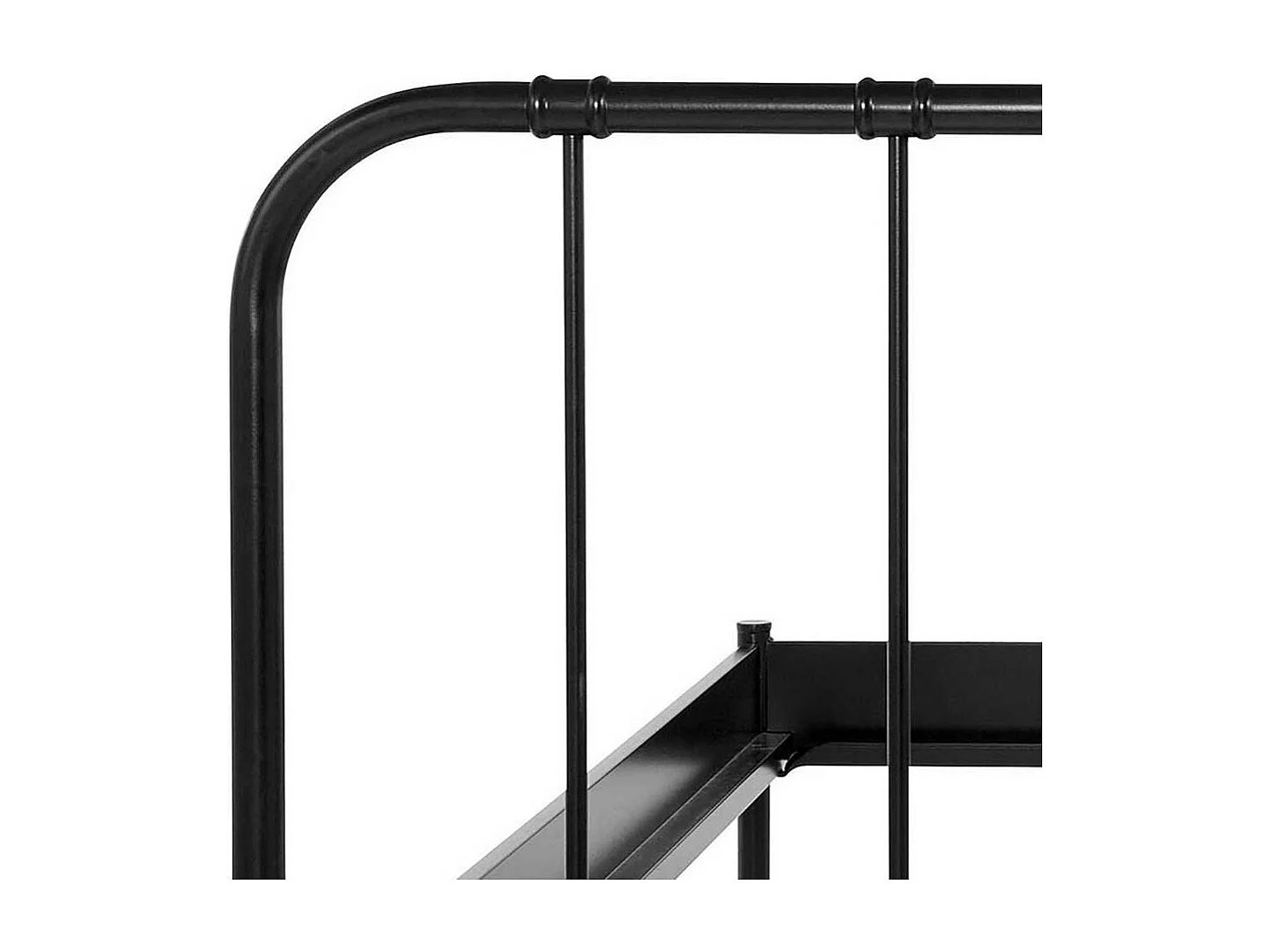 Doppelbettgestell Metallbettgestell mit Mittelsteg lackiert