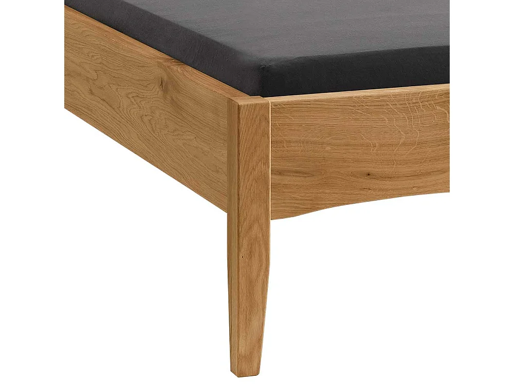 Doppelbett Massivholzbett aus Wildeiche Massivholz geölt