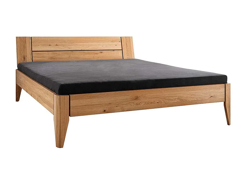 Doppelbett Massivholzbett geölt in Wildeichefarben